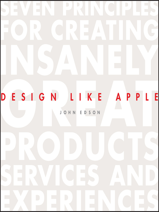Title details for Design Like Apple by John Edson - Wait list